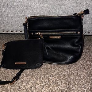 Poppy and peonies crossbody